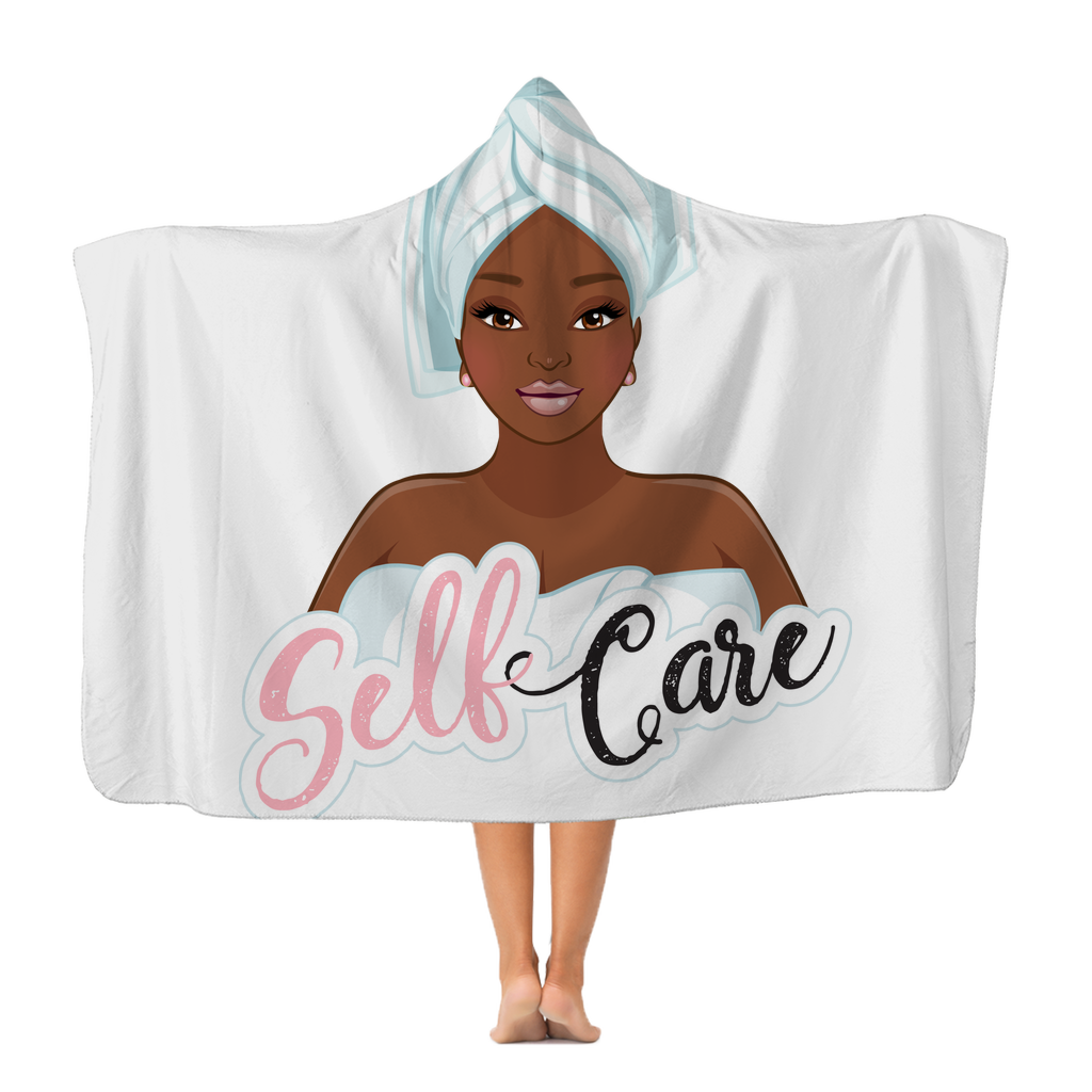 Self Care Pamper Yourself Adult Hooded Blanket