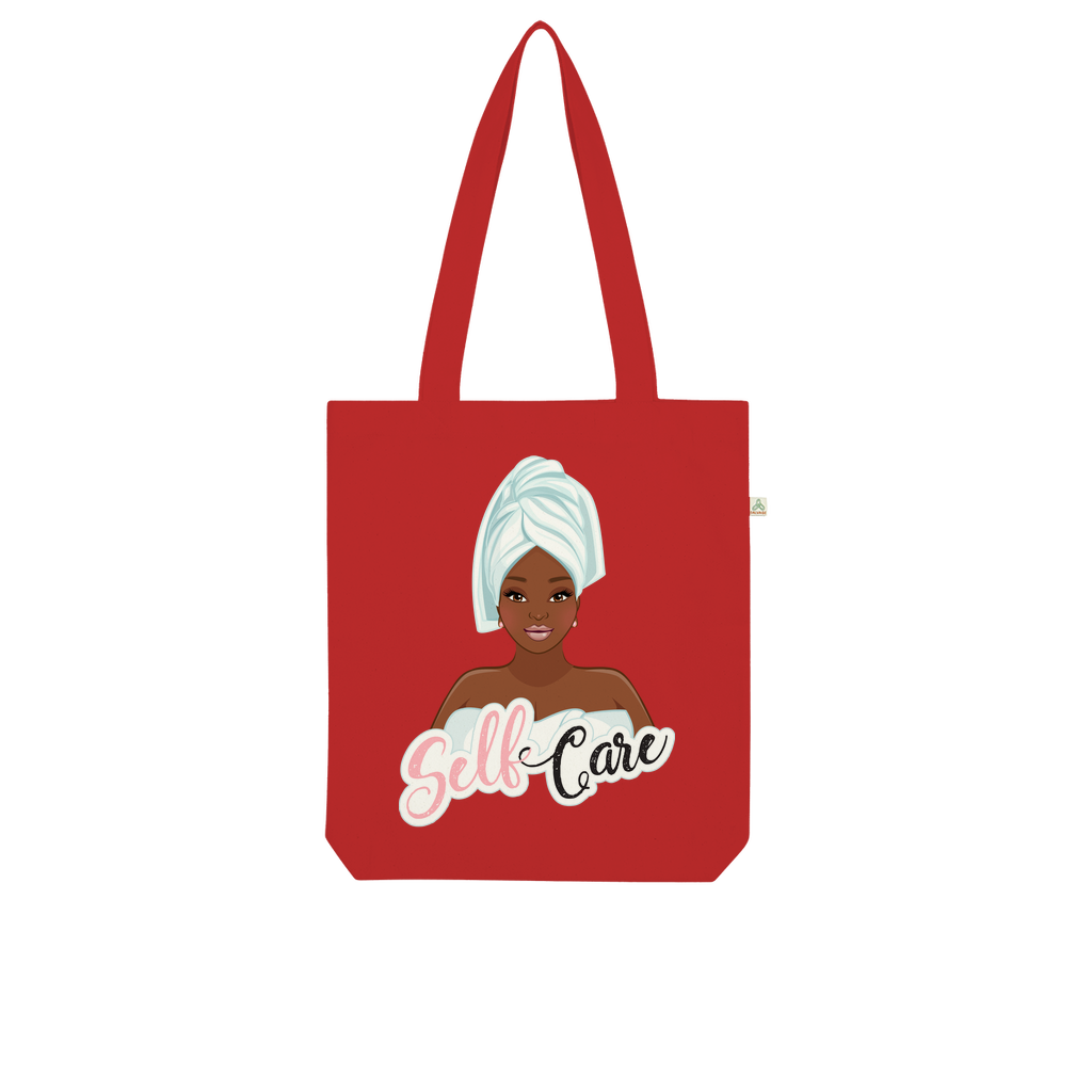 Self Care Pamper Yourself Organic Tote Bag