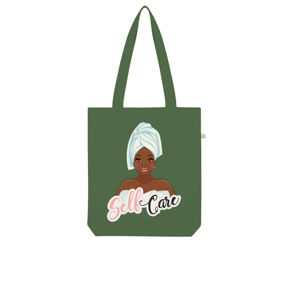 Self Care Pamper Yourself Organic Tote Bag