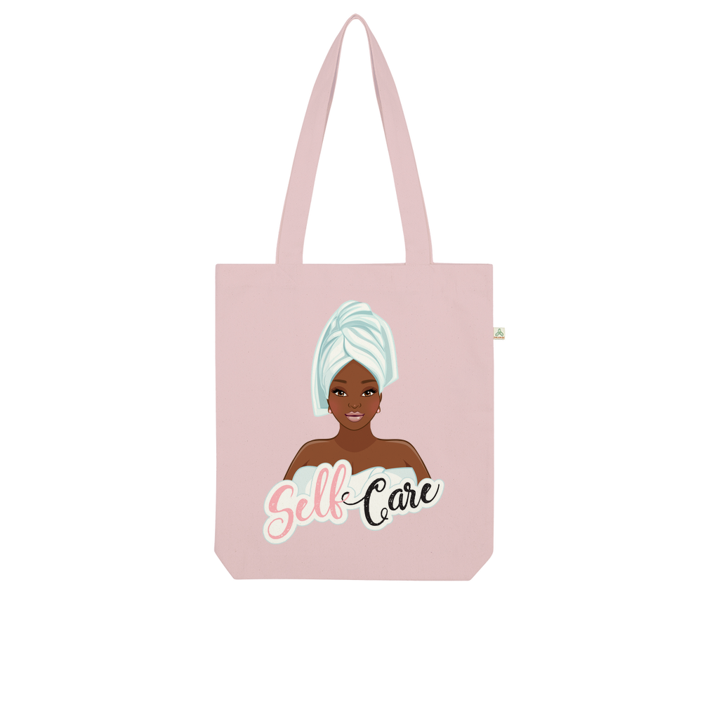Self Care Pamper Yourself Organic Tote Bag