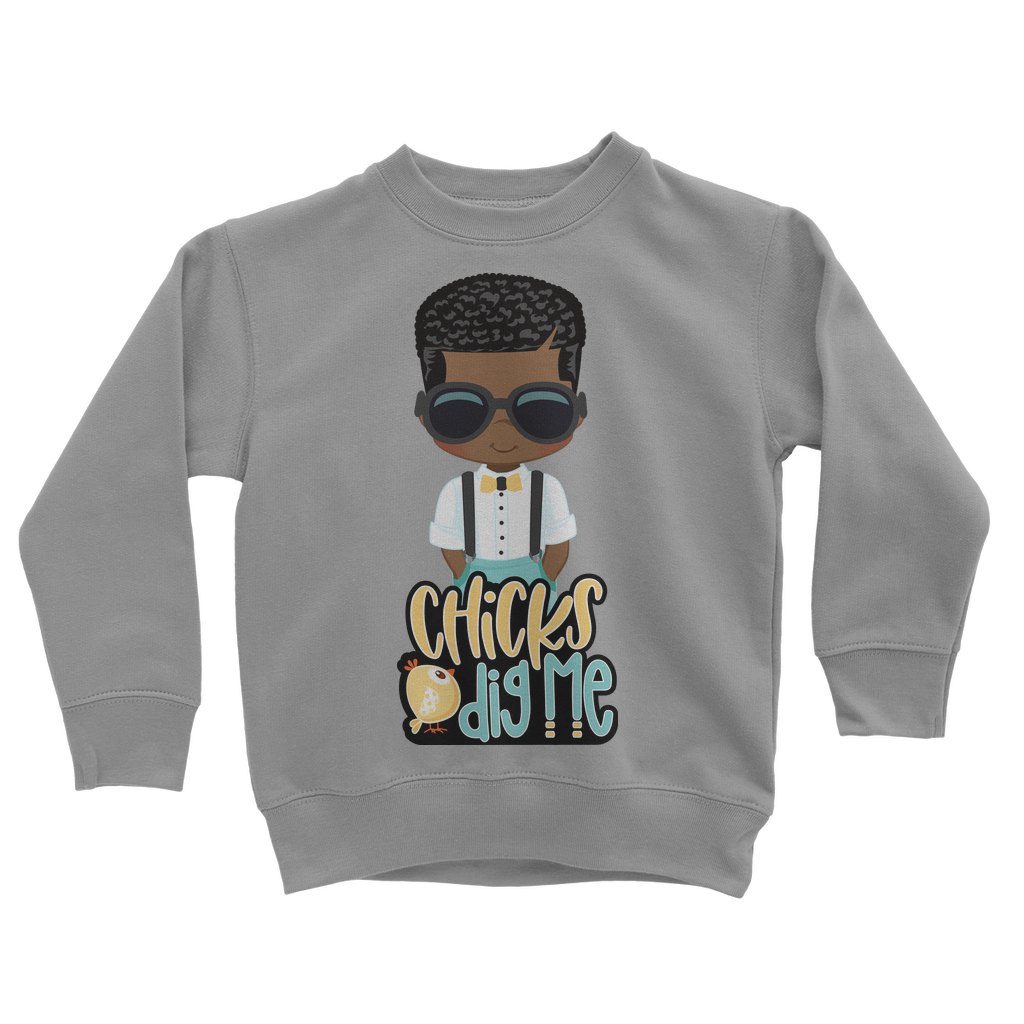 Chicks Dig Me Chicks Dig Me Kids Sweatshirt