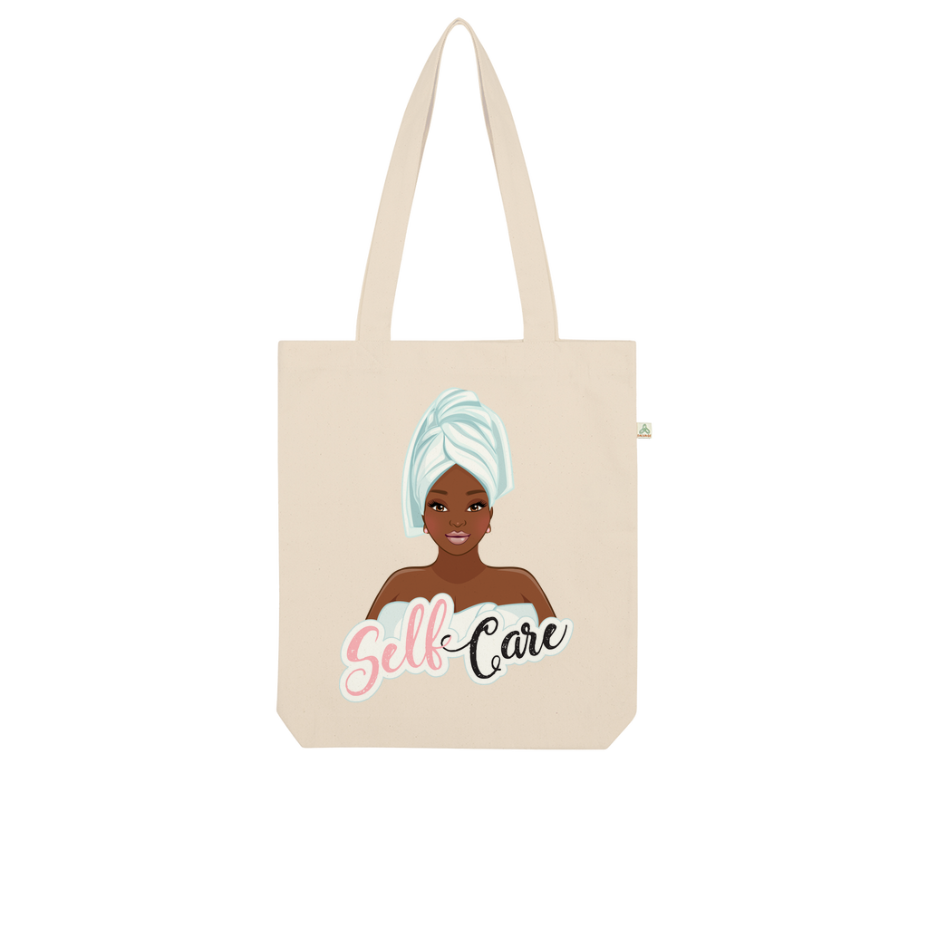 Self Care Pamper Yourself Organic Tote Bag