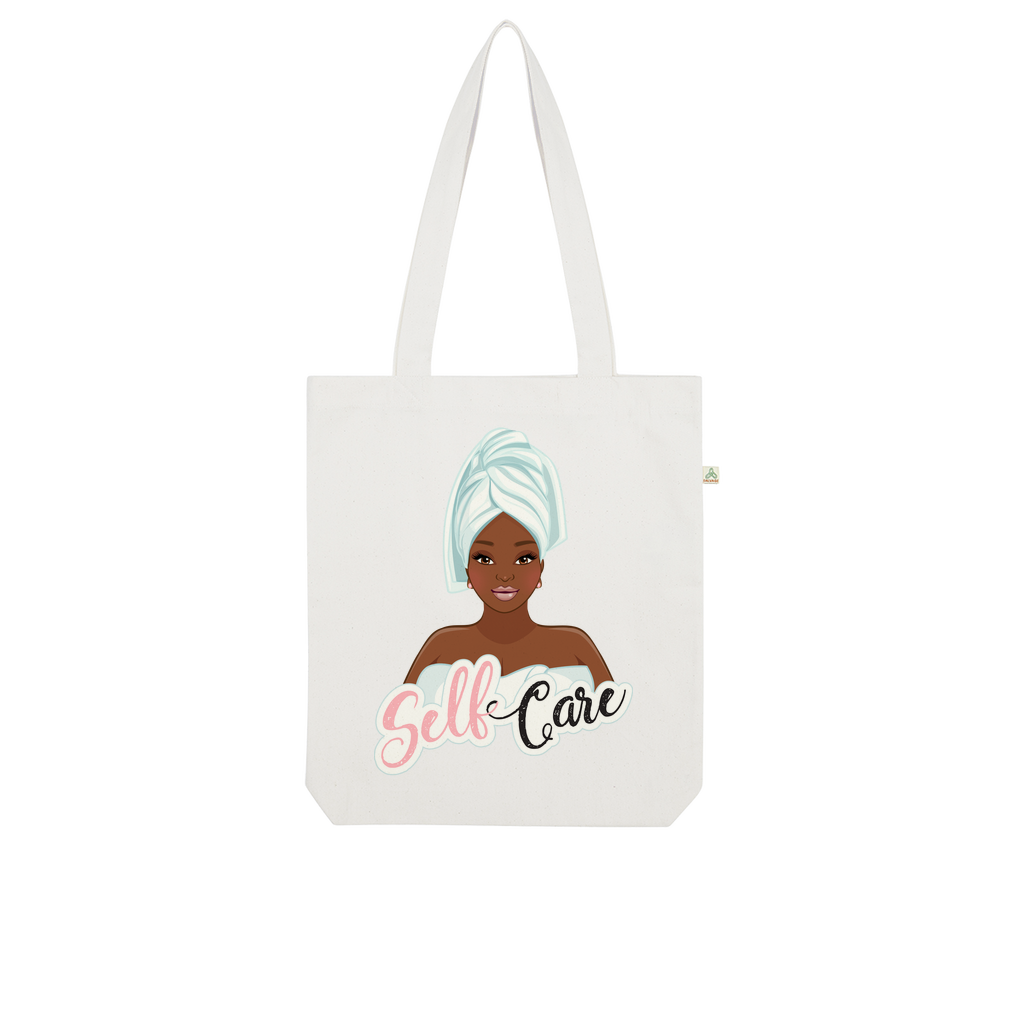 Self Care Pamper Yourself Organic Tote Bag