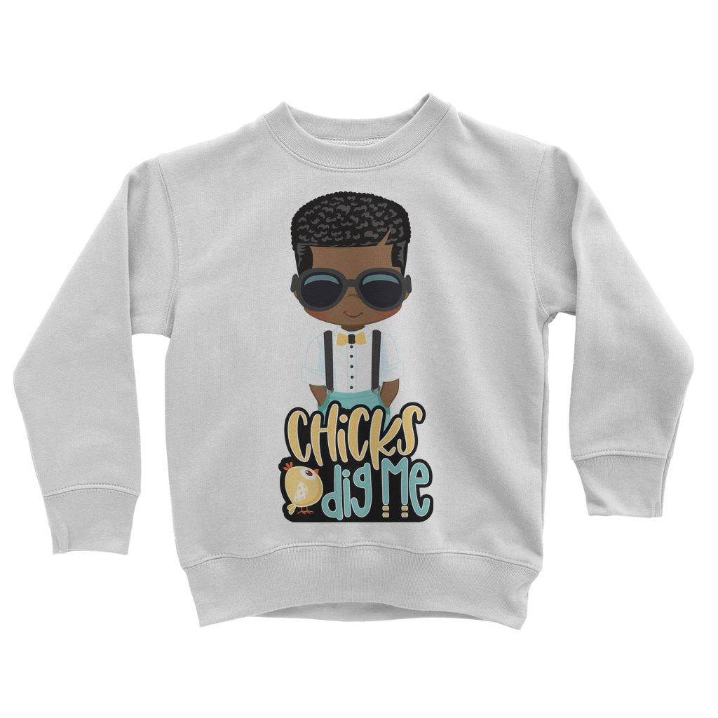 Chicks Dig Me Chicks Dig Me Kids Sweatshirt