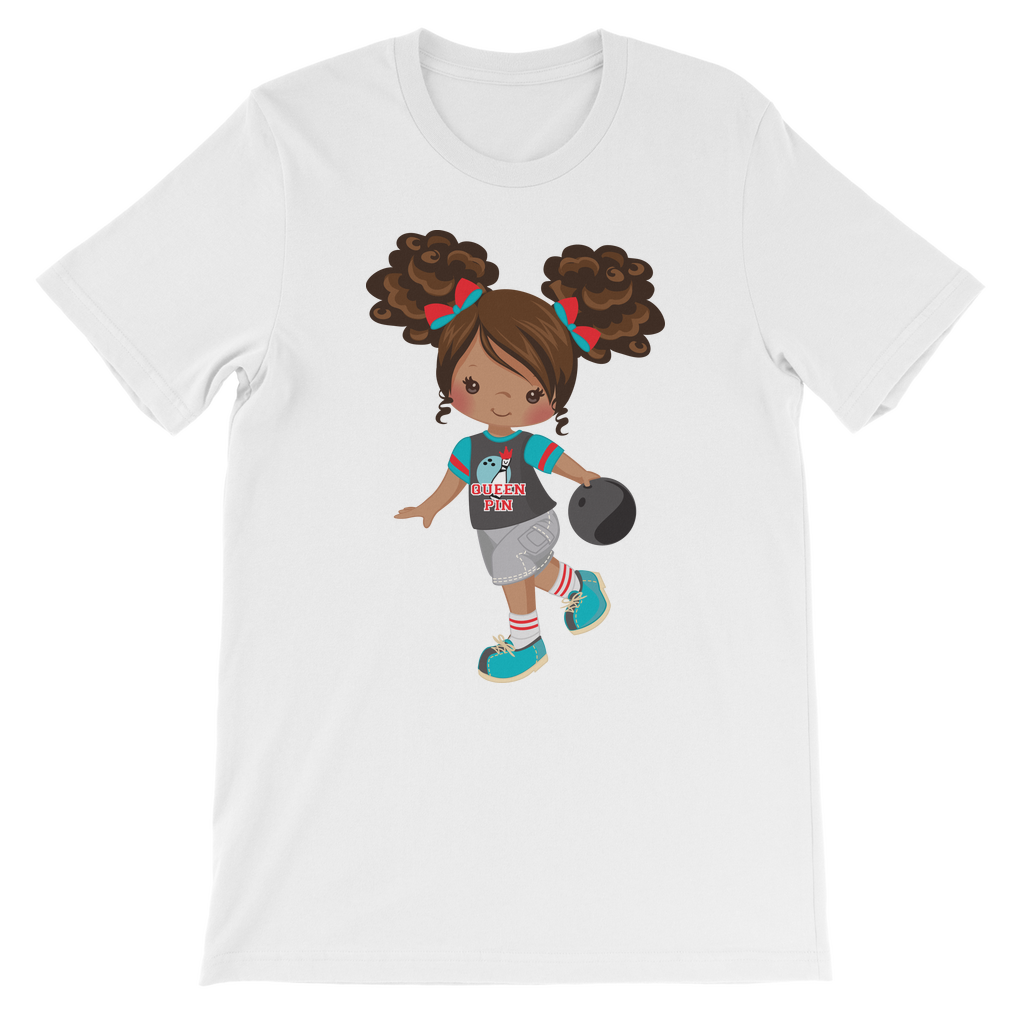 Little Bowling Queen Kids T-Shirt