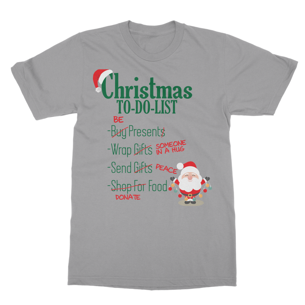 Christmas To Do List Classic Unisex T-Shirt