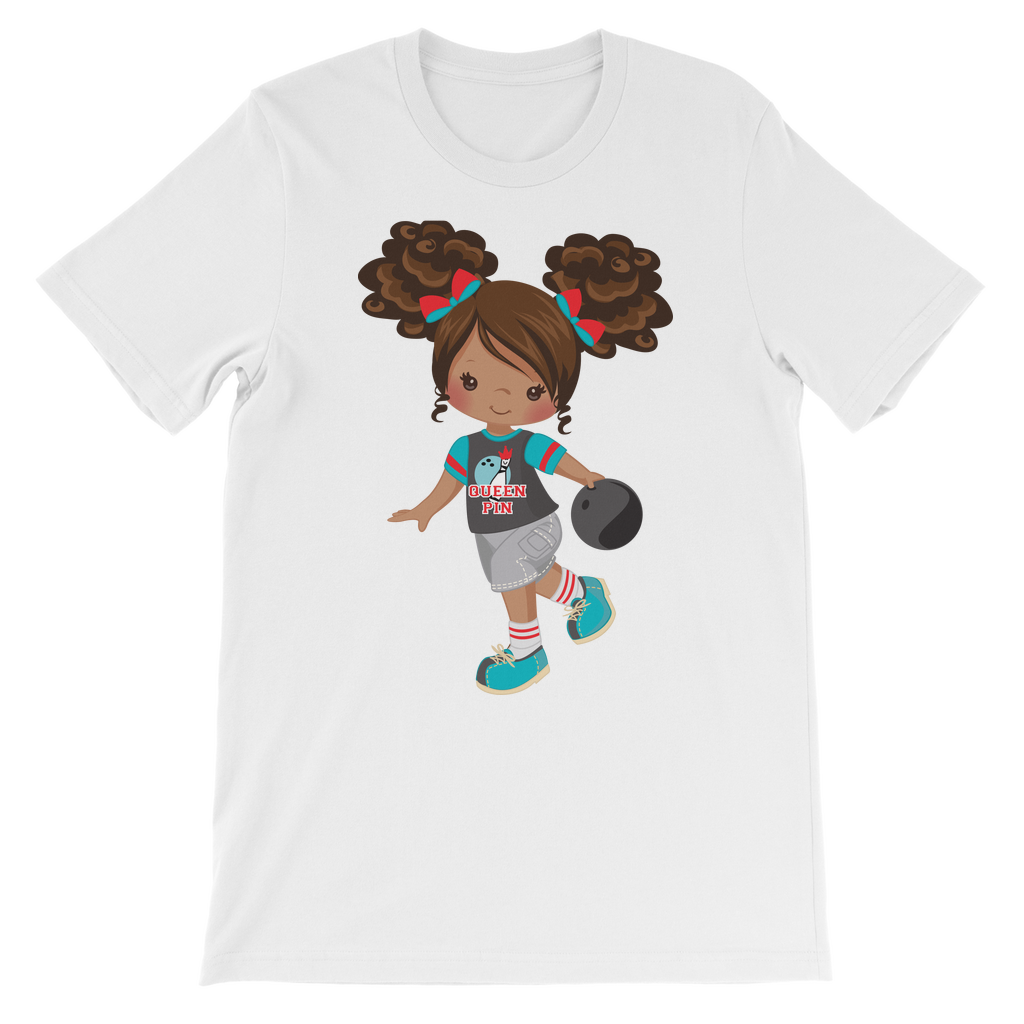 Little Bowling Queen Premium Kids T-Shirt