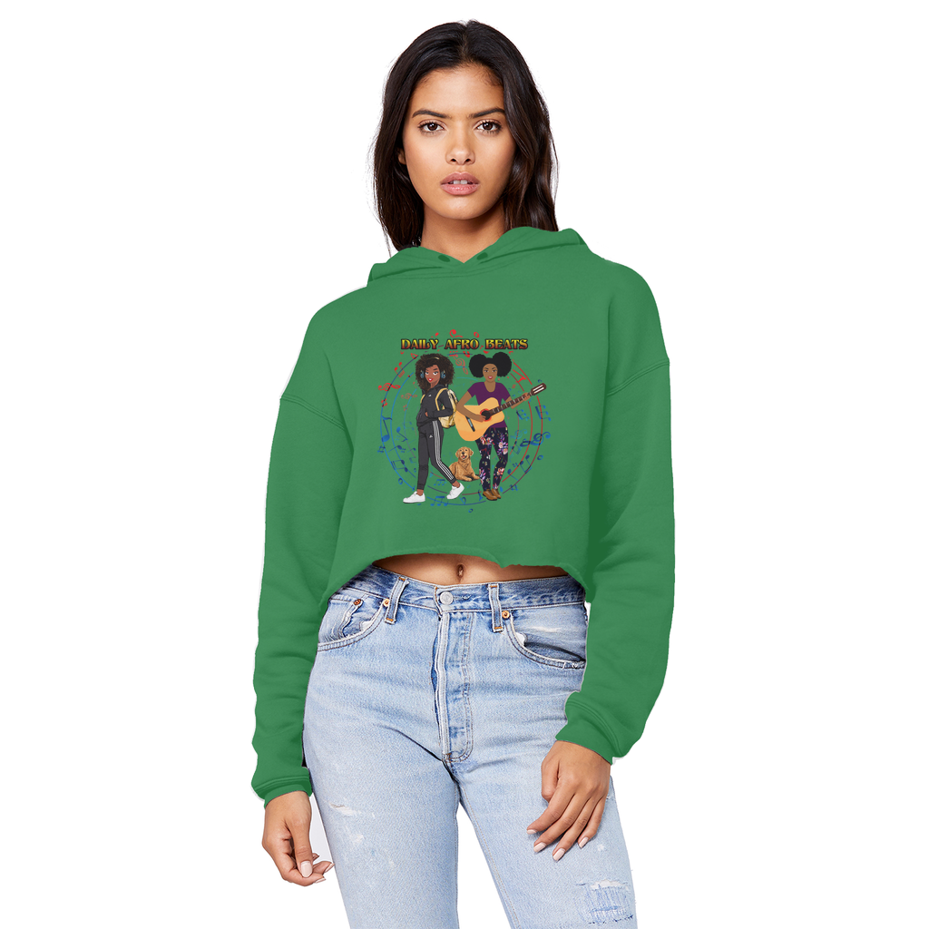 Daily Afro Beats Daily Afro Beats Unisex Cropped Hoodie