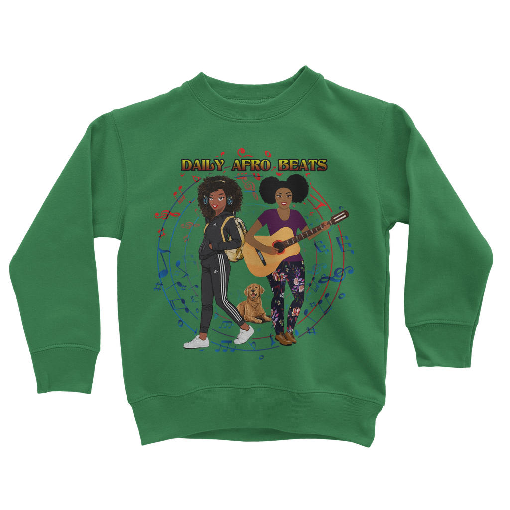 Daily Afro Beats Kids Sweatshirt