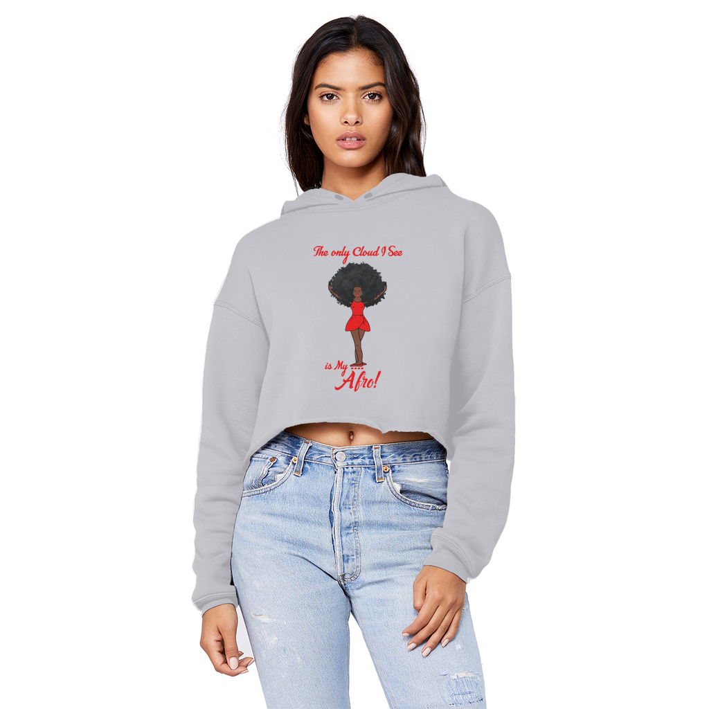 The Only Cloud I See Unisex Cropped Hoodie