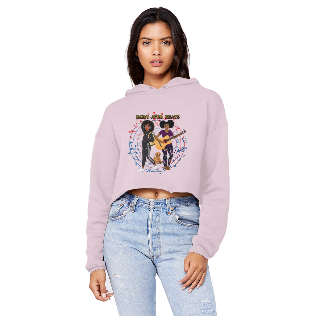 Daily Afro Beats Daily Afro Beats Unisex Cropped Hoodie
