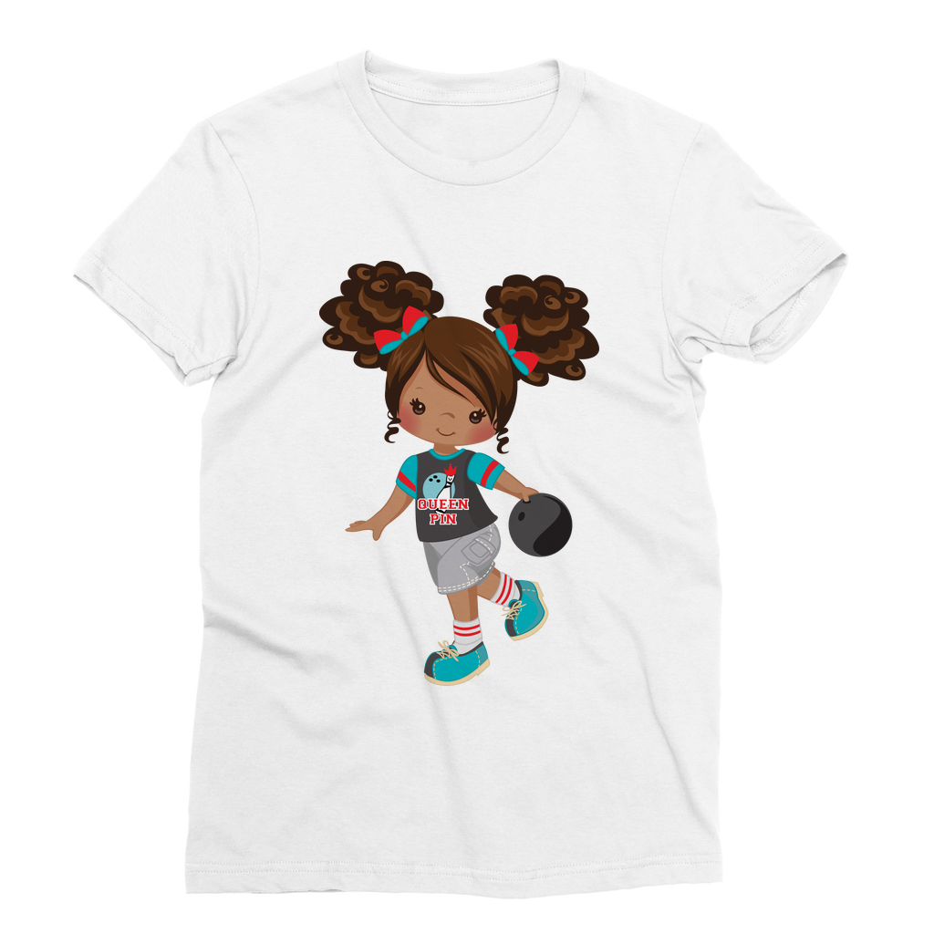Little Bowling Queen Ladies T-Shirt