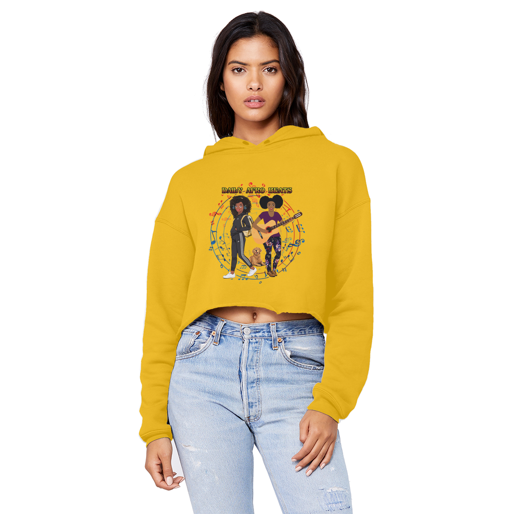 Daily Afro Beats Daily Afro Beats Unisex Cropped Hoodie