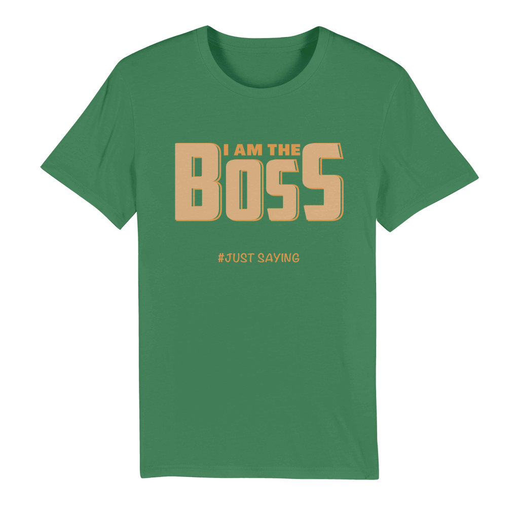 I AM THE BOSS Mens Organic Jersey T-Shirt