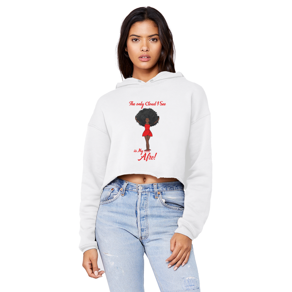 The Only Cloud I See Unisex Cropped Hoodie