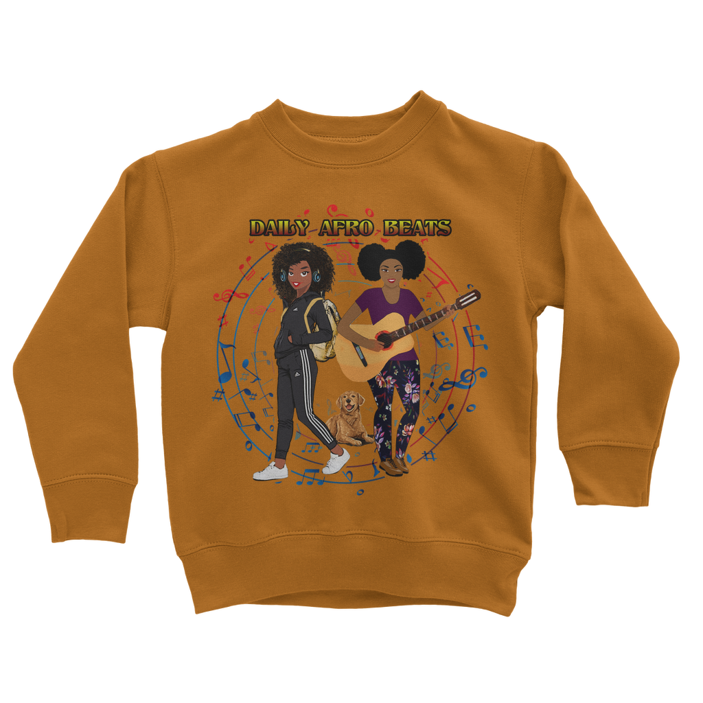 Daily Afro Beats Kids Sweatshirt
