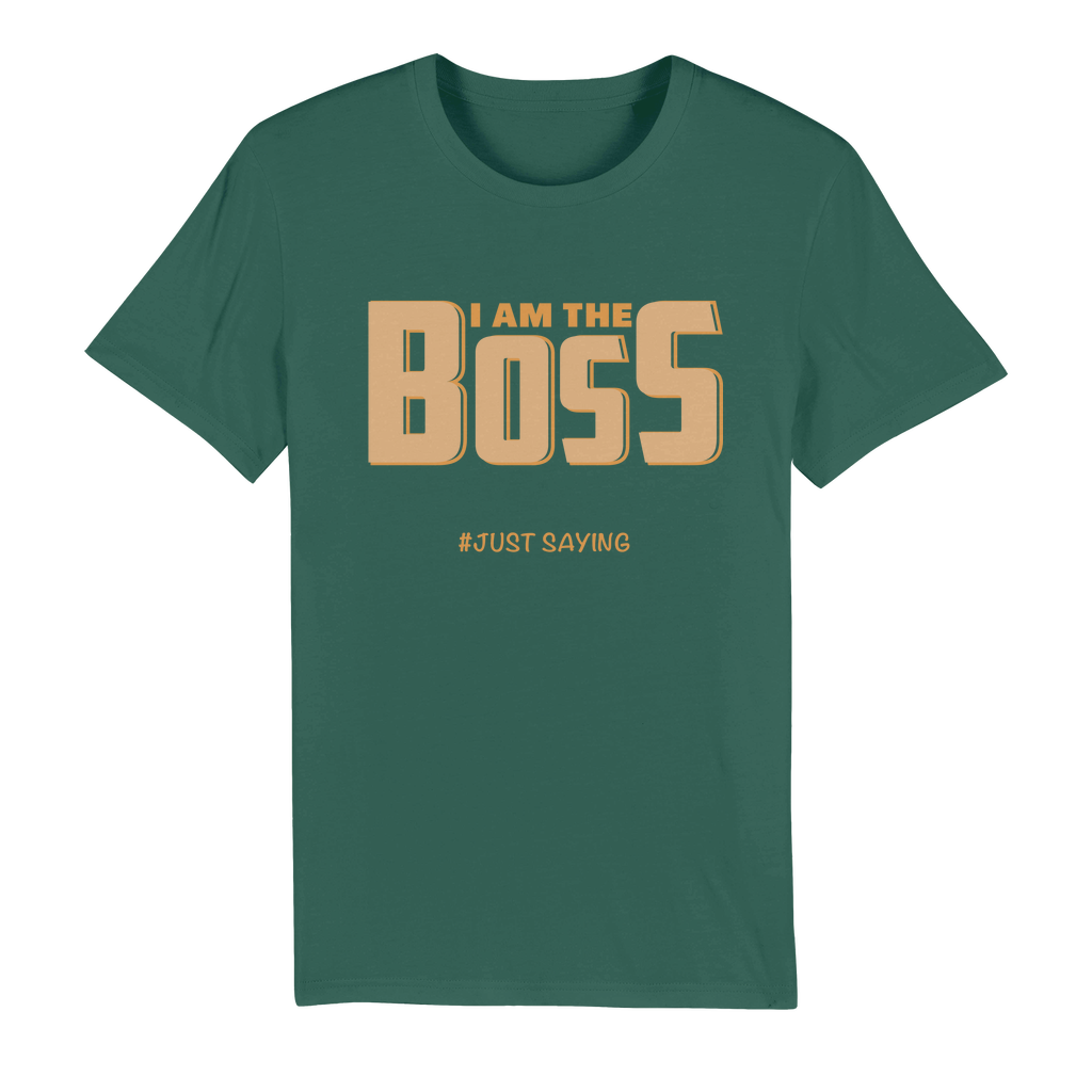I AM THE BOSS Mens Organic Jersey T-Shirt