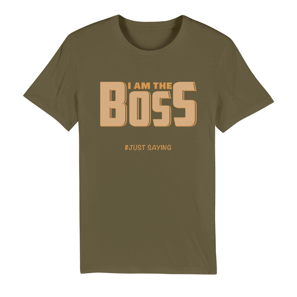 I AM THE BOSS Mens Organic Jersey T-Shirt