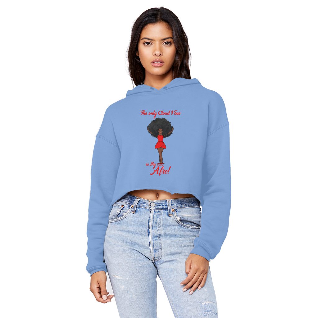 The Only Cloud I See Unisex Cropped Hoodie