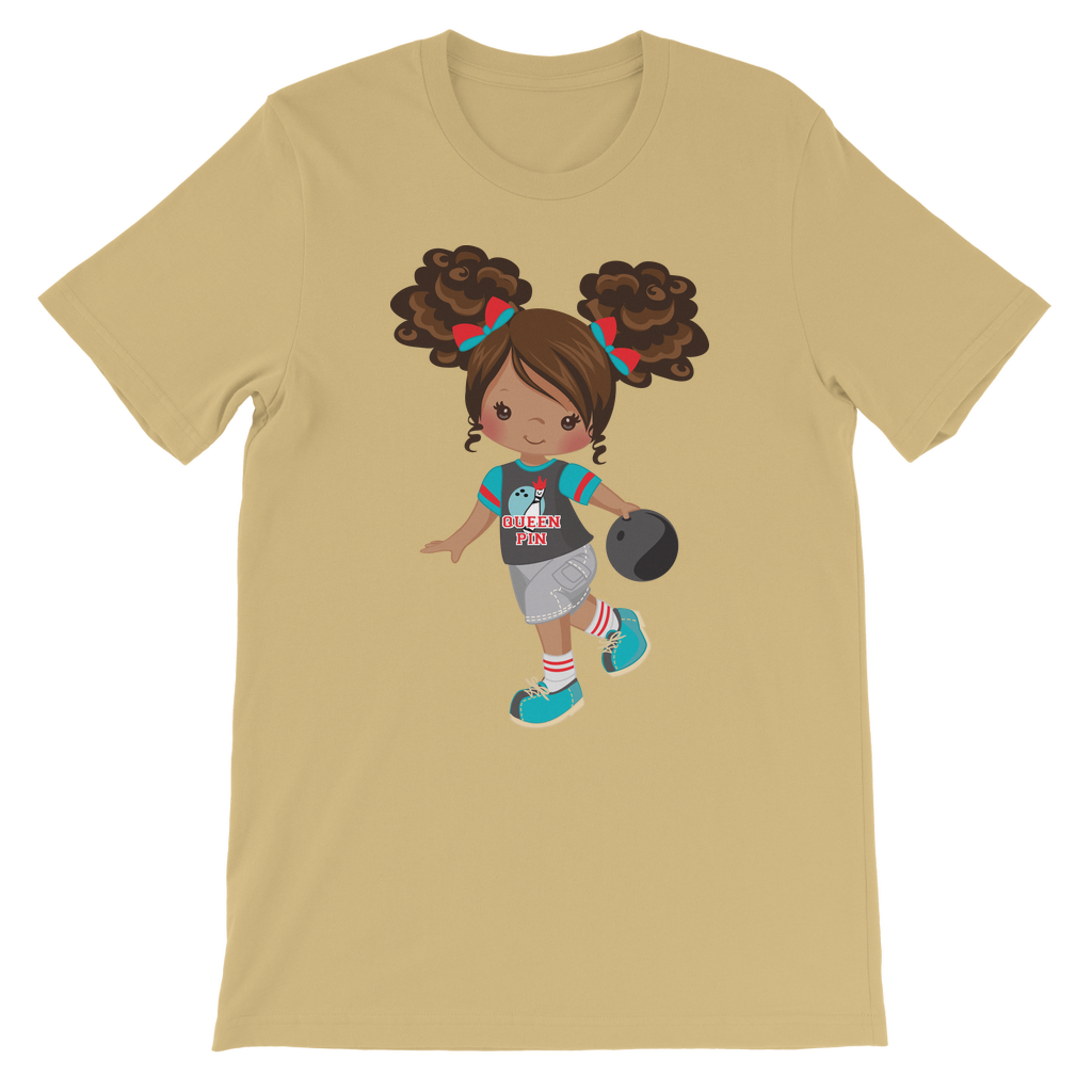 Little Bowling Queen Kids T-Shirt