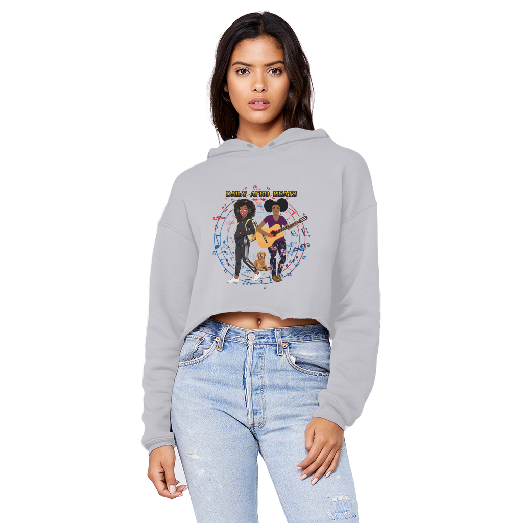 Daily Afro Beats Daily Afro Beats Unisex Cropped Hoodie