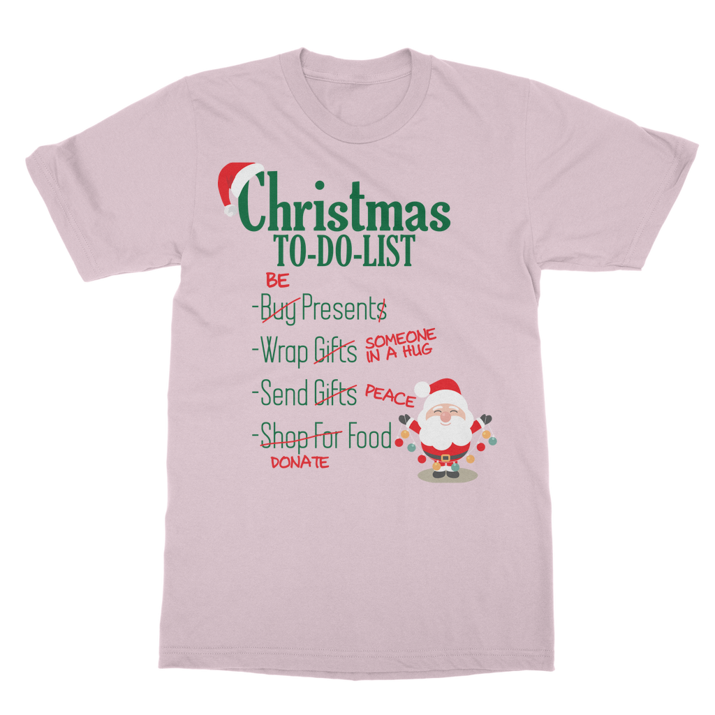Christmas To Do List Classic Unisex T-Shirt
