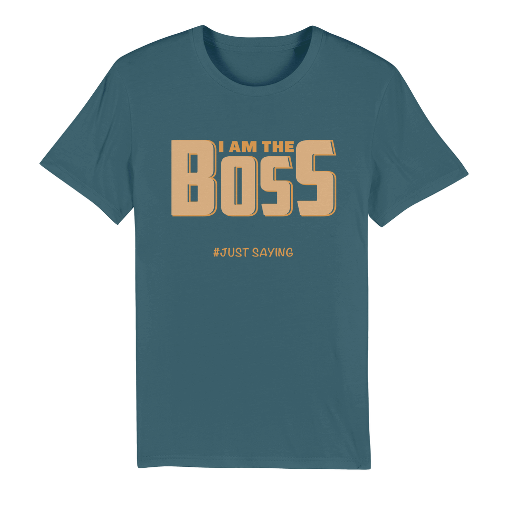 I AM THE BOSS Mens Organic Jersey T-Shirt