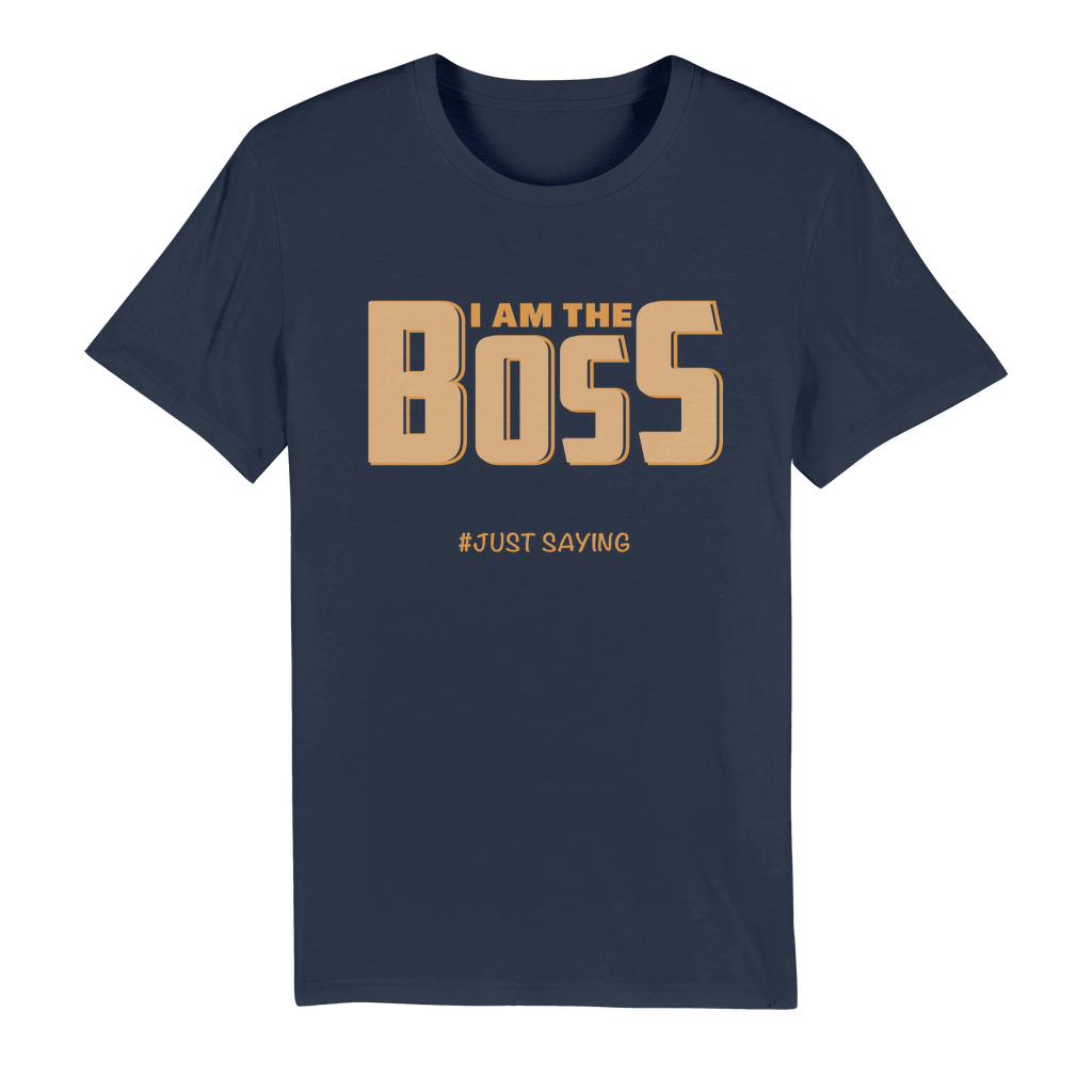 I AM THE BOSS Mens Organic Jersey T-Shirt