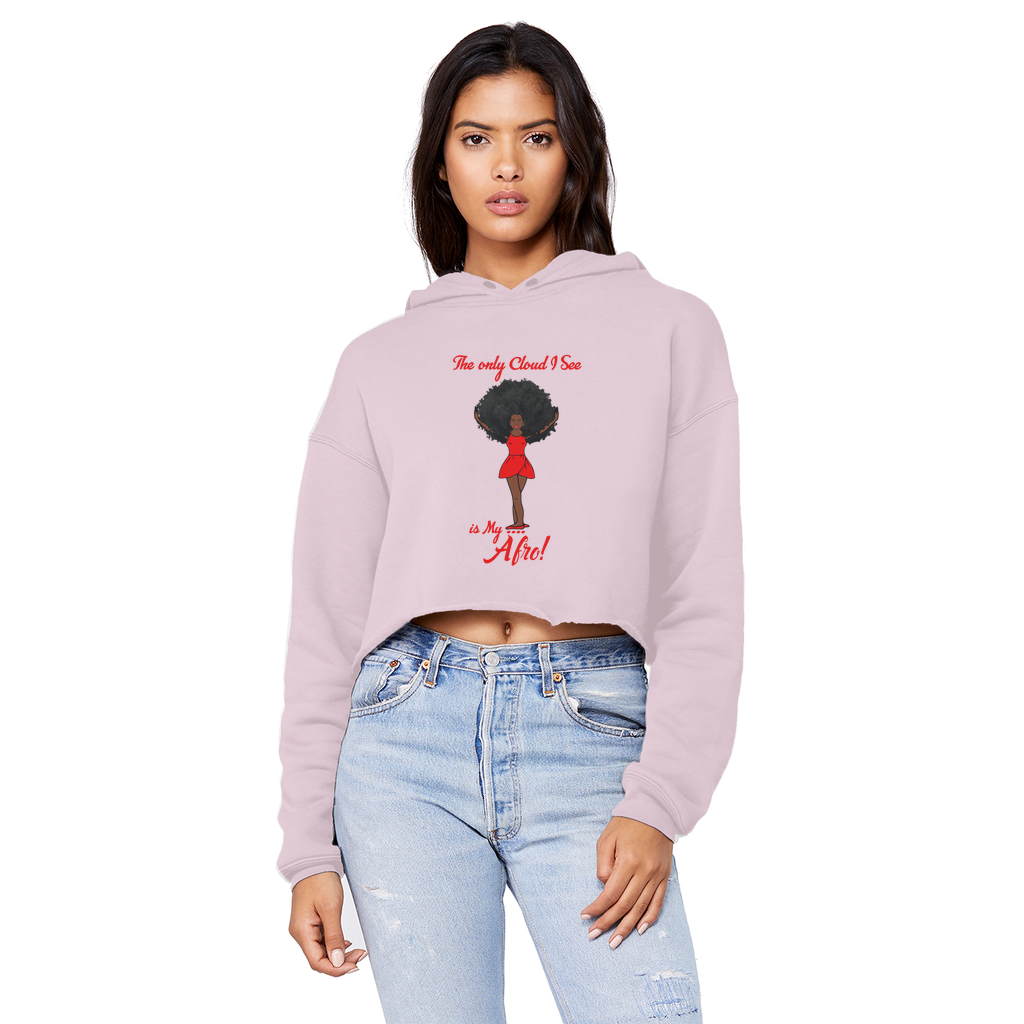 The Only Cloud I See Unisex Cropped Hoodie