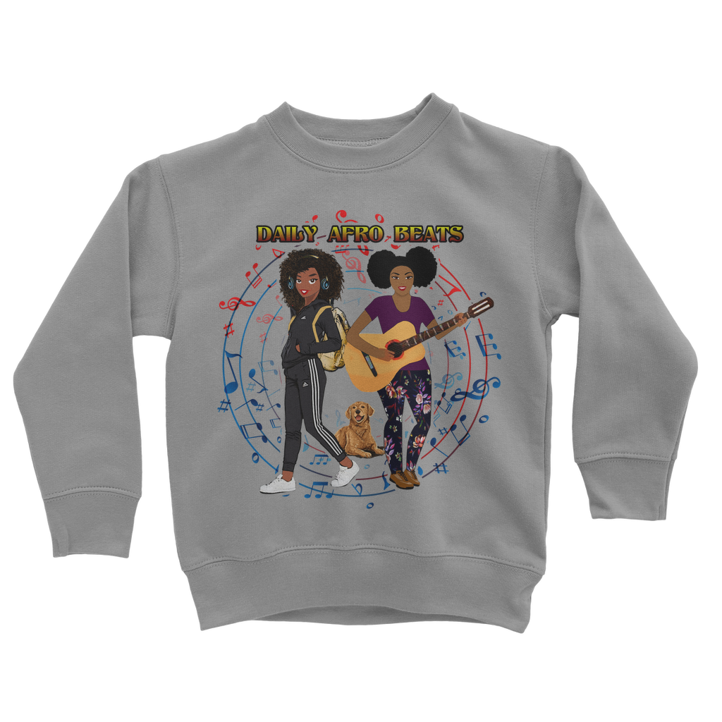 Daily Afro Beats Kids Sweatshirt