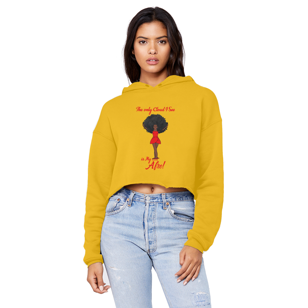The Only Cloud I See Unisex Cropped Hoodie