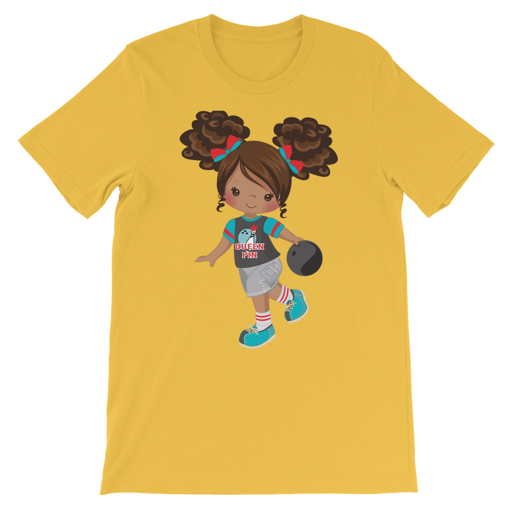 Little Bowling Queen Premium Kids T-Shirt