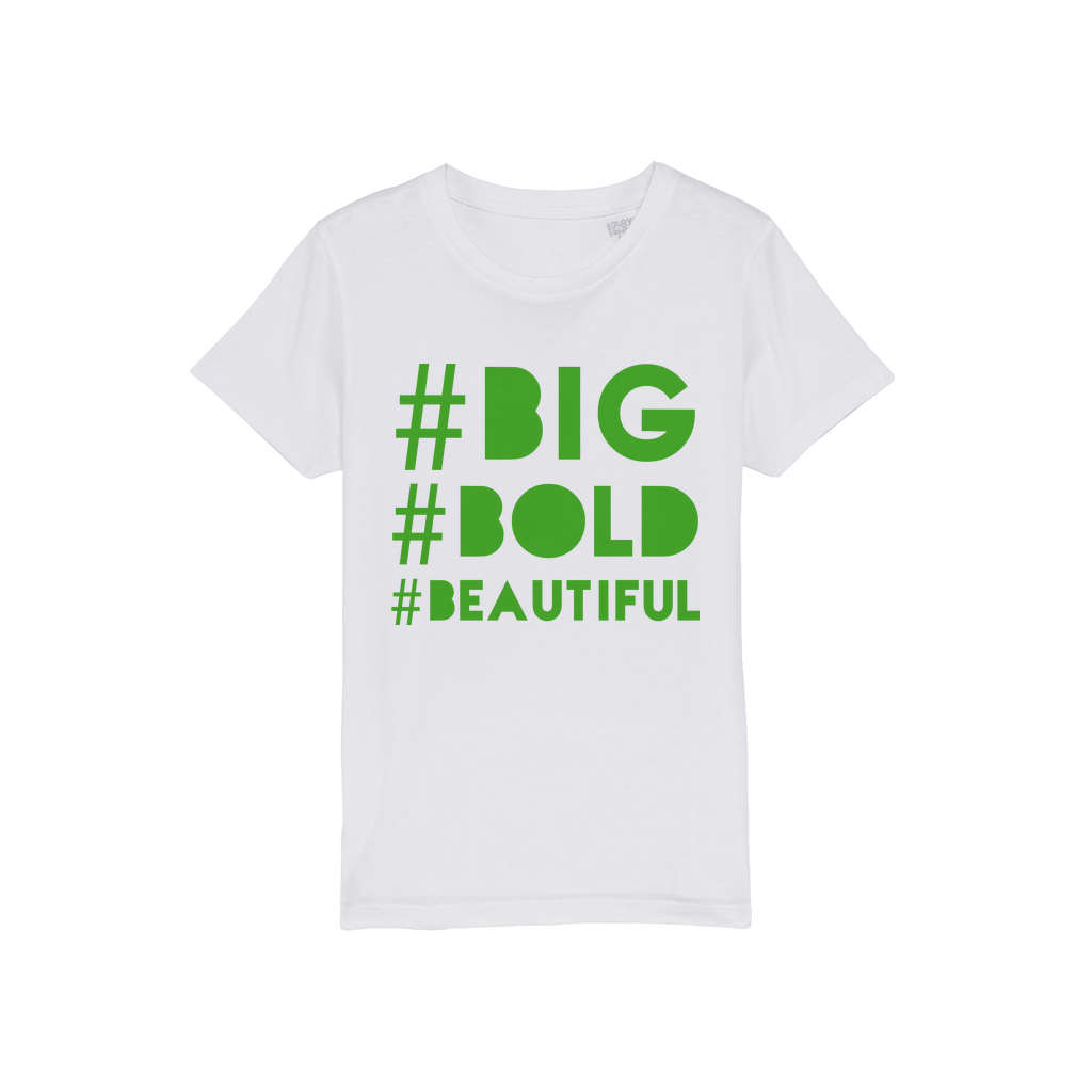 #BIG #BOLD #BEAUTIFUL Kids Organic BBB Jersey T-Shirt