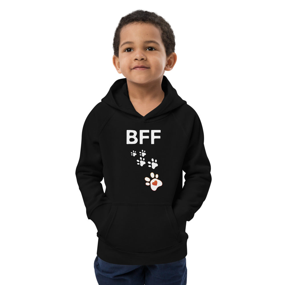 BFF Paw Print Kids Eco Hoodie