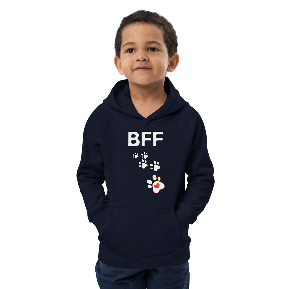 BFF Paw Print Kids Eco Hoodie