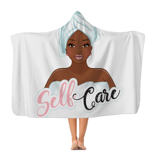 Self Care Pamper Yourself Adult Hooded Blanket