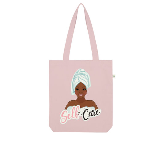 Self Care Pamper Yourself Organic Tote Bag