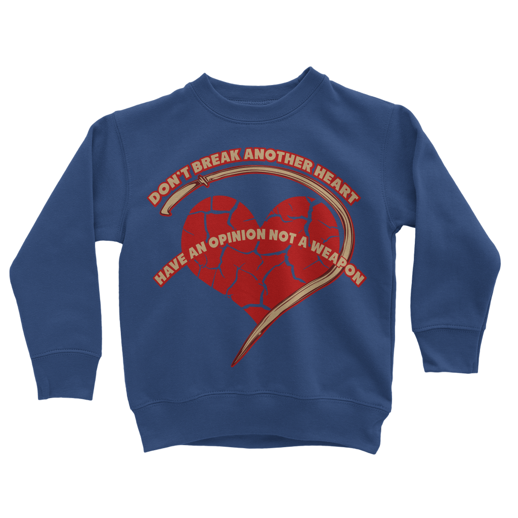 Don't Break Another Heart Classic Kids DBH Sweatshirt